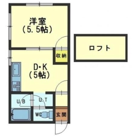 エスポワフチュールⅡの物件間取画像